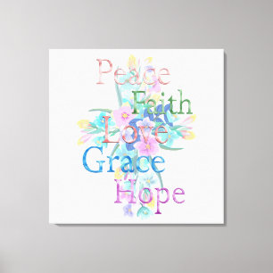 Peace canvas print