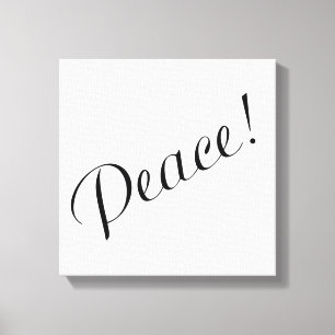 PEACE CANVAS PRINT