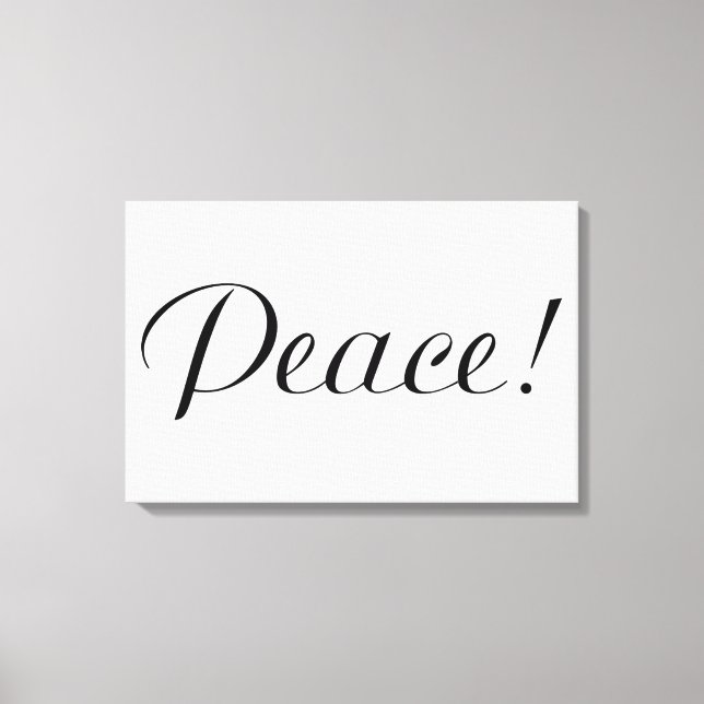 PEACE CANVAS PRINT (Front)