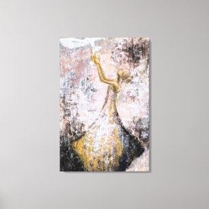 Peace Canvas Print White Dove - Abstract Painting