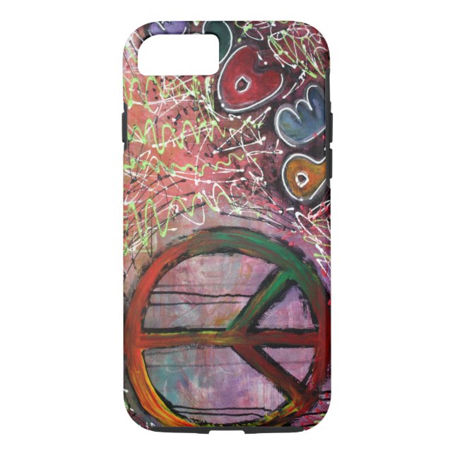 Peace Case-Mate iPhone Case (Back)