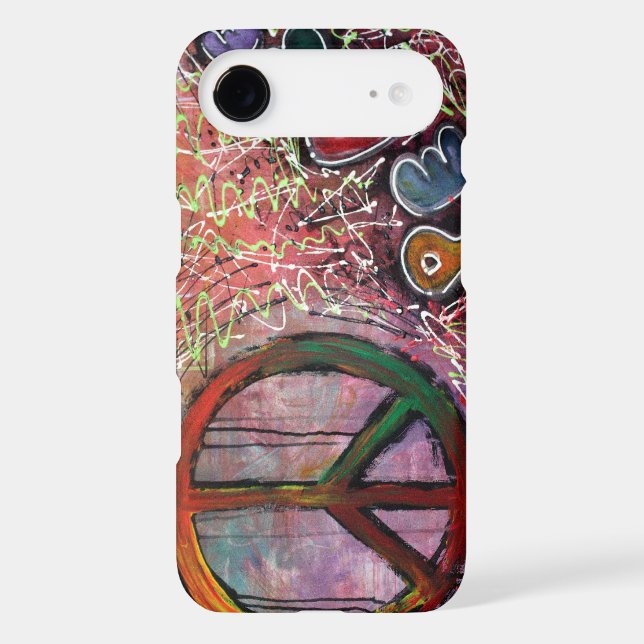 Peace Case-Mate iPhone Case (Back)