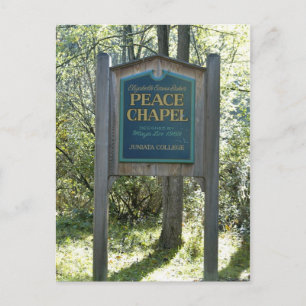 Peace Chapel Sign Postcard