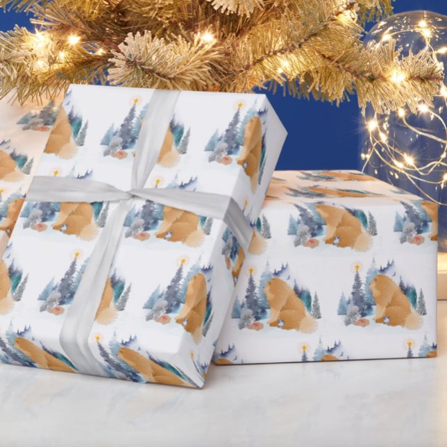 PEACE  Chow dog holiday wrapping paper (Creator Uploaded)