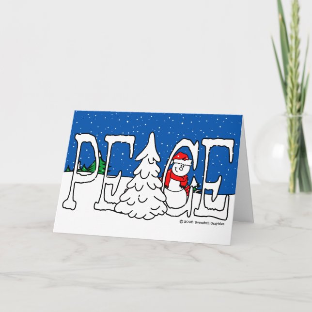 Peace Christmas Card (Front)