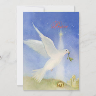 Peace Christmas Holiday Card