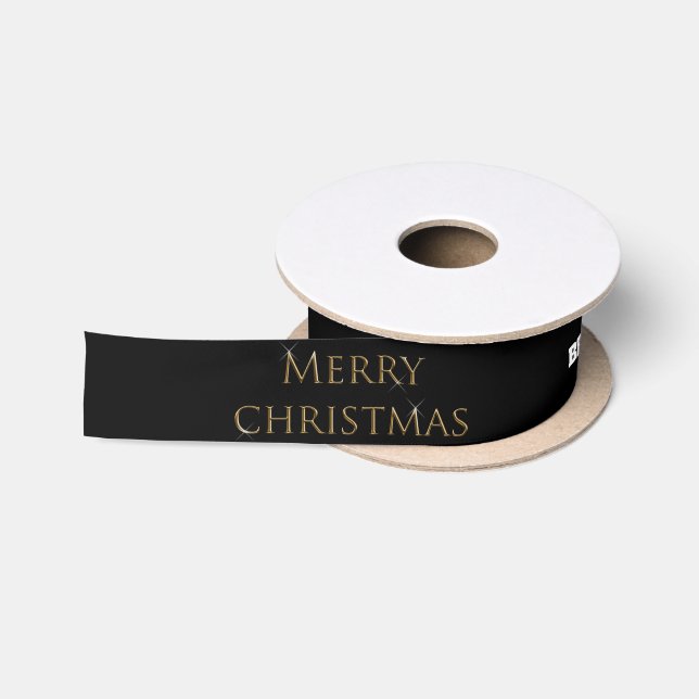 Peace Christmas Satin Ribbon (Spool)