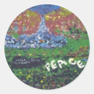 Peace Classic Round Sticker