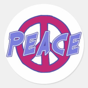 Peace Classic Round Sticker