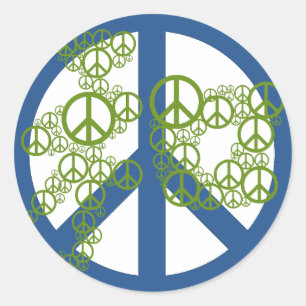 Peace Classic Round Sticker