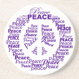 Peace coaster