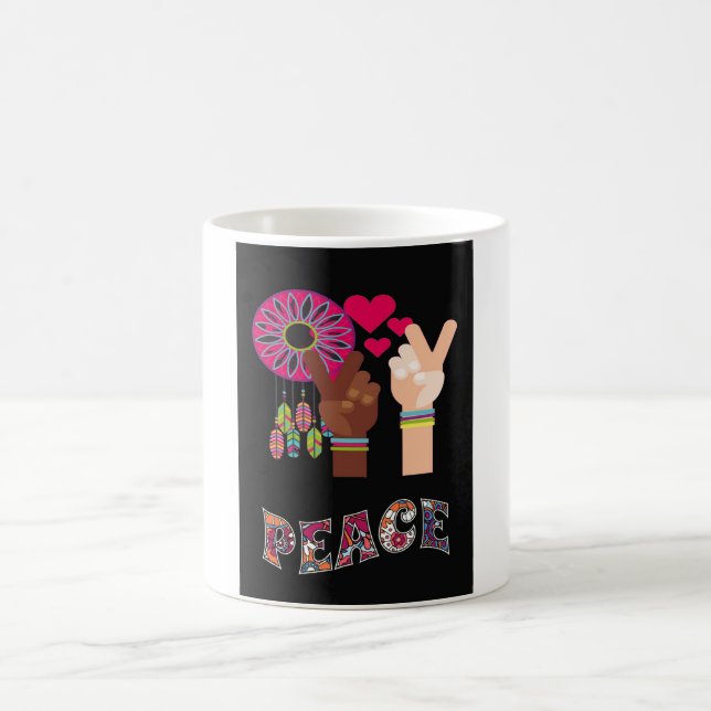 Peace Coffee Mug (Center)