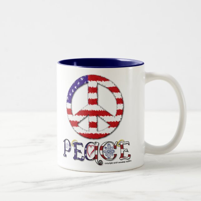 Peace Coffee Mug (Right)