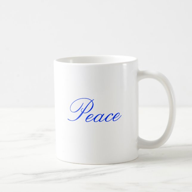 Peace Coffee Mug (Right)