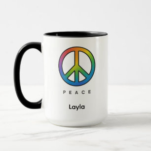 Peace Colourful Unisex Mug