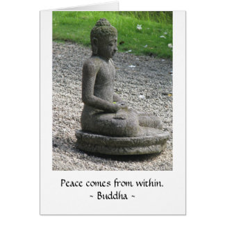 Peace comes from within Card
