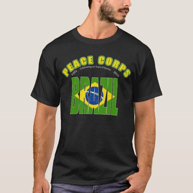 Peace Corps Brazil, dark T #1 T-Shirt (Front)