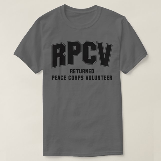Peace Corps Volunrs T-Shirt (Design Front)