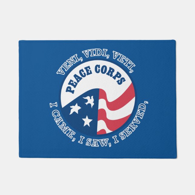 Peace Corps VVV Door Mat (Front)