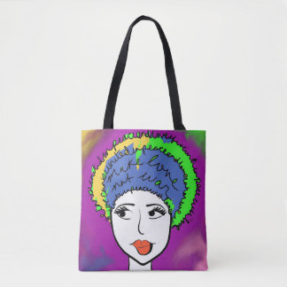 Peace Crown Canvas Bags