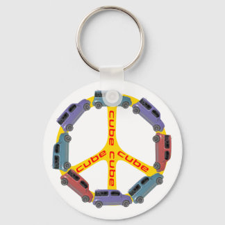 Peace Cube Key Chain