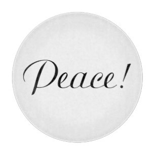 PEACE CUTTING BOARD