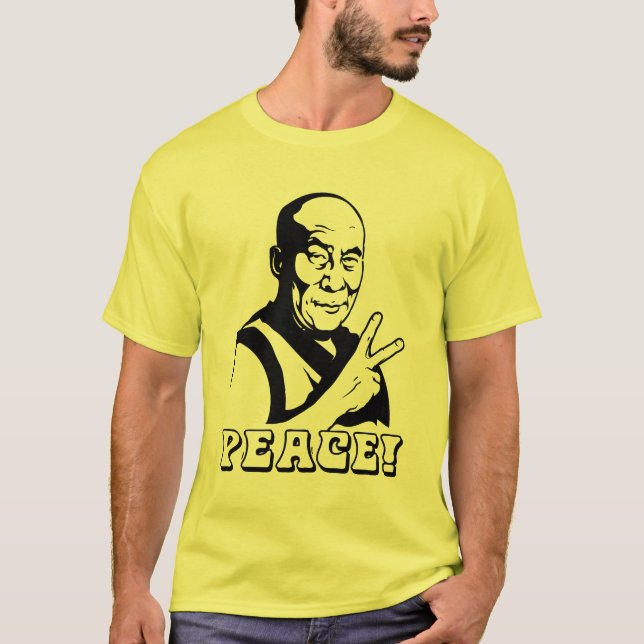 PEACE! Dalai Lama t-shirt (Front)