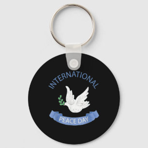 Peace Day On Earth World International Peace Day C Key Ring