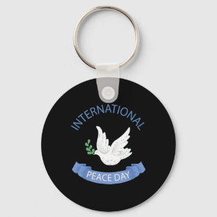 Peace Day On Earth World International Peace Day C Key Ring