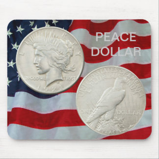 PEACE DOLLAR-MOUSEPAD MOUSE MAT