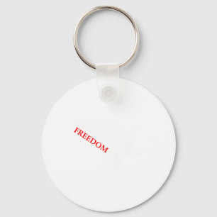 Peace Dom White Dove Says Dom Usa Red Dom Saying Key Ring