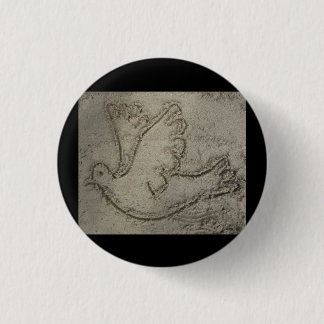 Peace Dove 3 Cm Round Badge