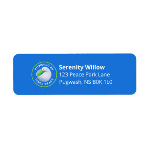 Peace Dove Address Labels - Powered by Inner Peace