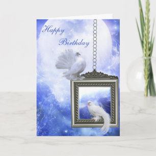 Peace dove Birthday Card