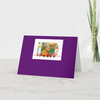 peace dove bright greeting card hope