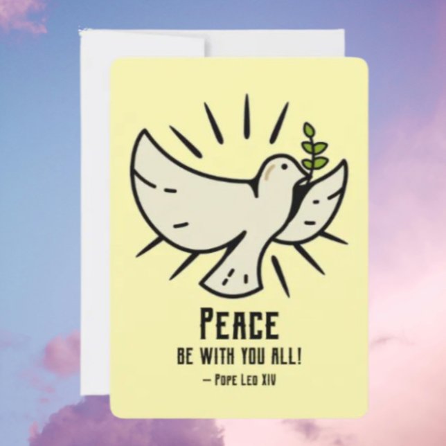Peace Dove Card – "Peace Be With You All!" (Creator Uploaded)