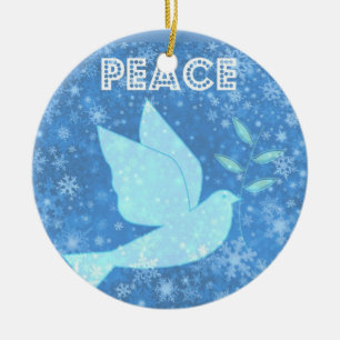 Peace Dove Christmas Decoration