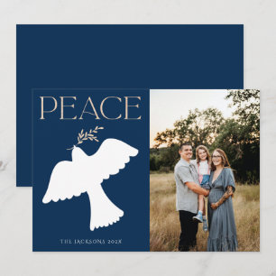 Peace Dove Christmas Design Holiday Card