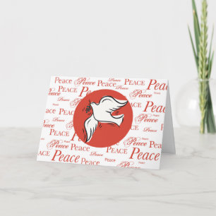 Peace Dove Christmas Holiday Card