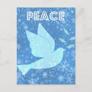 Peace Dove Christmas Postcard