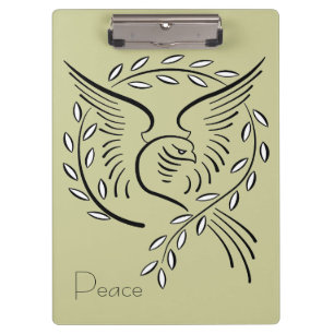 Peace Dove Clipboard