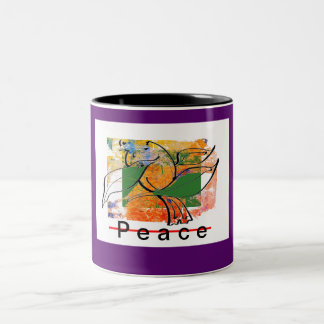 Peace Dove coffee mug shares hope