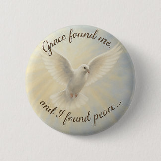 Peace Dove Custom Button Design...