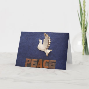 peace dove holiday card