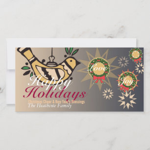 Peace Dove Holiday Love Joy Greeting Card