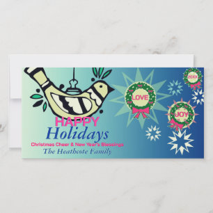 Peace Dove Holiday Love Joy Greeting Card