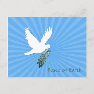 Peace Dove Holiday Postcard