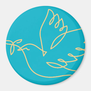 Peace Dove Icon Magnet