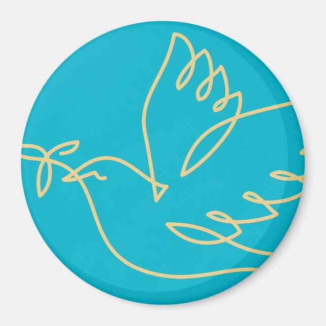 Peace Dove Icon Magnet (Front)