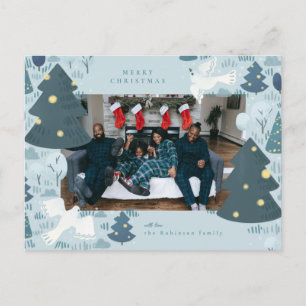 Peace Dove Illustrated  Holiday Card